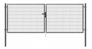 DVOUKŘÍDLÁ BRÁNA PILOFOR SUPER ZN Š. 4090 MM VČ. SL. 80X80MM v. 1380 mm