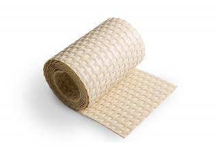 Polyrattan Krémová, Stínící páska v.19 cm, 255 cm