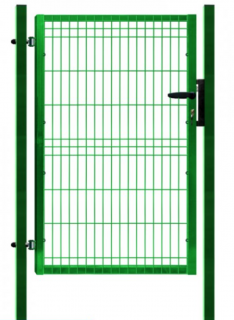 ZELENÁ BRANKA PILOFOR ŠÍŘKA 1094MM, SVAŘOVANÝ 3D PANEL 50X200MM, FAB v. 1245 mm