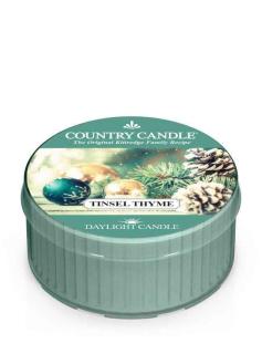 Country Candle TINSEL THYME vonná svíčka 42 g