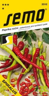 Paprika zel. sladká - Spiralus beraní roh 0,5g