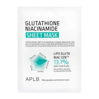 APLB - Glutathion Niacinamid pleťová maska 25 ml
