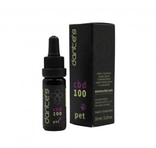 Dante’s CBD olej pro zvířata 100 (Isolate, 10 ml)