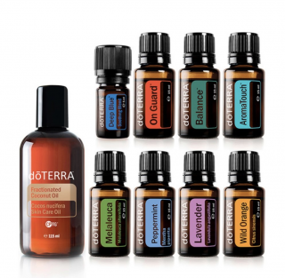 doTerra Aroma Touch Technique Kit 8 olejů po 5ml a 1 Kokosový olej 115 ml