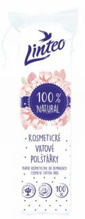 Linteo Satin kosmetické tampóny 100 ks (100 ks)