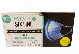 Medical Sixtine černé 30ks ( Nano material - Black)