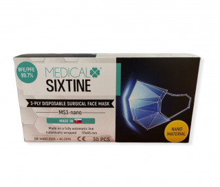Medical Sixtine modré 30ks