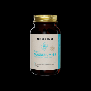 Neurinu Super Magnesium + B6 120 kaspsúl (Nejlepší zdroj hořčíku, jaký můžete mít)