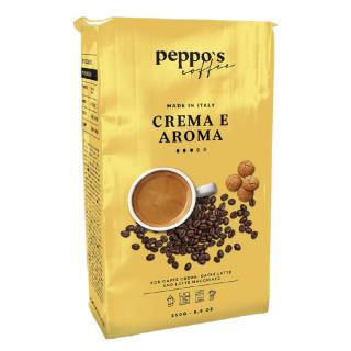 O'CCAFFÈ peppo´s CREMA E AROMA 250g (EXP. 10.6.2024 Mletá káva 250 g)