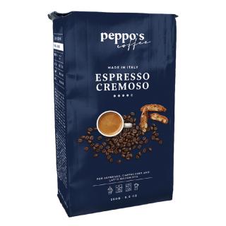 O`CCAFFÉ peppo´s ESPRESSO CREMOSO 250g (EXP. 10.6.2024 Mletá káva 250g)