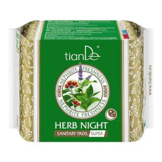 tianDe Nefritová svěžest dámské bylinné vložky noční super 10 ks