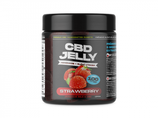 CBD Jelly - jahodové želé s kanabidiolem 10mg