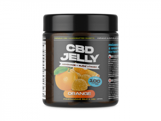 CBD Jelly - želé pomeranč s 10 mg CBD