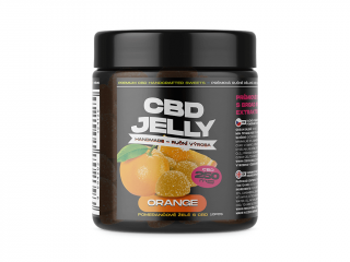 CBD Jelly - želé pomeranč s 25 mg CBD