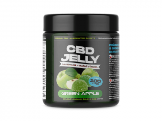 CBD Jelly - želé zelené jablko s 10 mg CBD