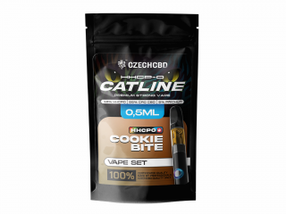 HHCPO Vapovací set CATline Cookie Bite 0,5ml