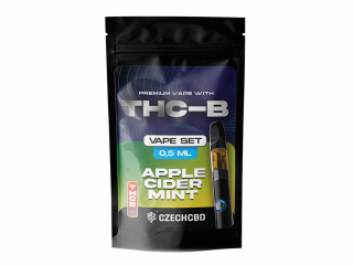THC-B Vapovací set Apple Cider-Mint 0,5 ml