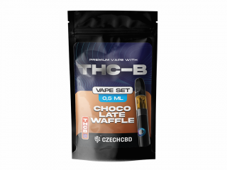 THC-B Vapovací set Chocolate Waffle 0,5 ml