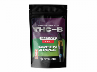 THC-B Vapovací set Green Apple 1 ml