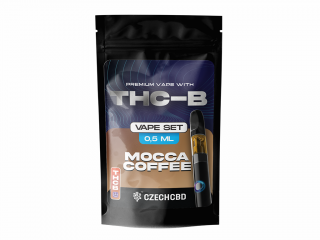 THC-B Vapovací set Mocca Coffee 0,5 ml