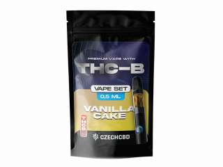 THC-B Vapovací set Vanilla Cake 0,5 ml