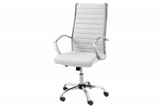 Bílá kancelářská židle Big Deal 107-117 cm