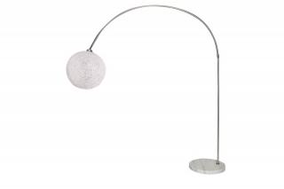 Bílá stojací lampa Cocooning 205 cm