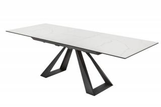 Bílý rozkládací jídelní stůl Concord 180-230 cm