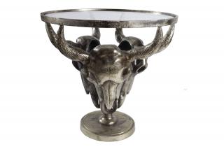 Bronzový konferenční stolek z hliníkové slitiny Bull, 56 cm