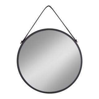 Černé závěsné zrcadlo Trakom 60 cm