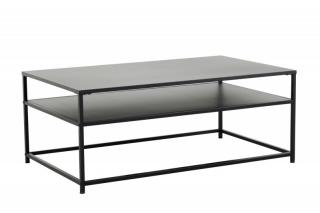 Černý kovový konferenční stolek Dura 100 cm