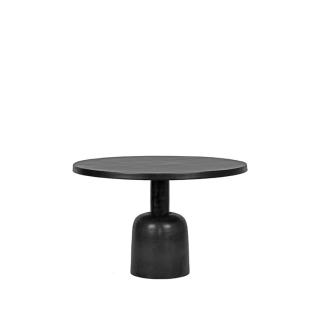 Černý kovový konferenční stolek Zumv