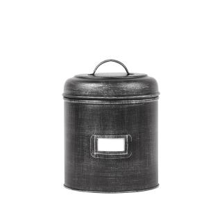 Dóza Storage boxes and baskets Opbergblik - Black - Metal - L - 18x18x24 cm