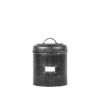 Dóza Storage boxes and baskets Opbergblik - Black - Metal - S - 10x10x15 cm