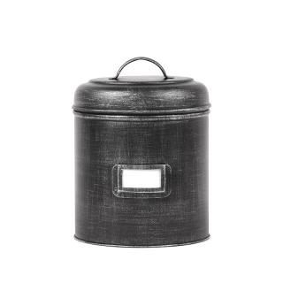 Dóza Storage boxes and baskets Opbergblik - Black - Metal - XL - 20x20x25 cm
