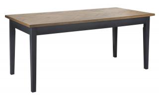 Jídelní stůl Mauro Ferretti Majer 180x80x79 cm, hnědá/šedá
