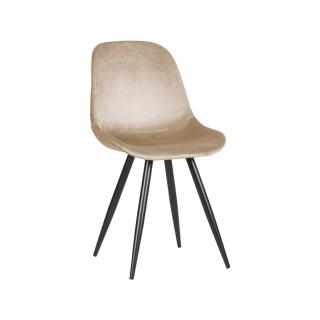 Jídelní židle Dining chair Capri - Sand - Velvet