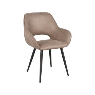 Jídelní židle Dining chair Fer - Taupe - Micro Suede