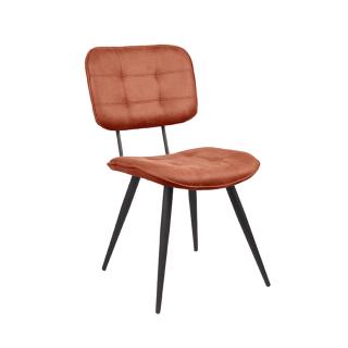 Jídelní židle Dining chair Gus - Cognac - Microfiber