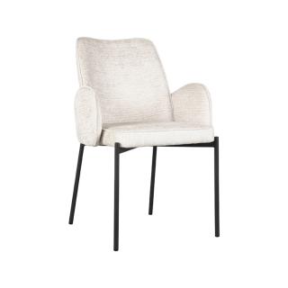 Jídelní židle Dining chair Joni - Cream - Velvet