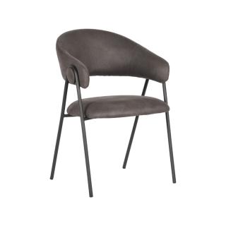 Jídelní židle Dining chair Lowen - Anthracite - Microfiber