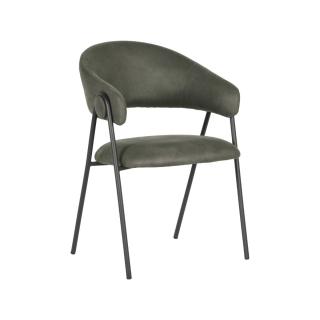 Jídelní židle Dining chair Lowen - Army green - Microfiber