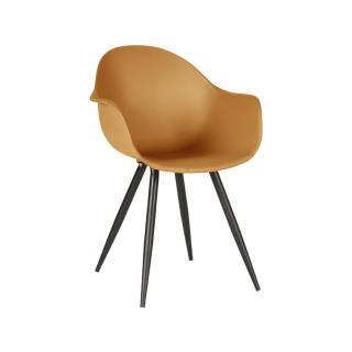 Jídelní židle Dining chair Luca - Ochre - Plastic
