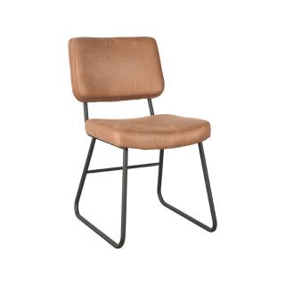 Jídelní židle Dining chair Noah - Cognac - Micro Suede