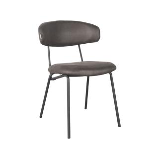 Jídelní židle Dining chair Zack - Anthracite - Micro Suede