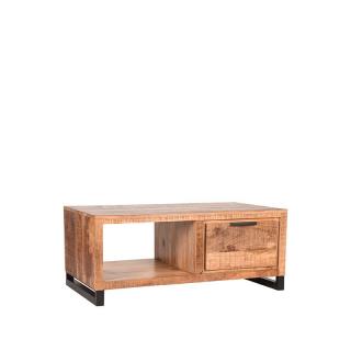 Konferenční stolek Coffee table Glasgow - Rough - Mango wood - 110x60 cm