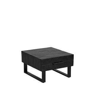 Konferenční stolek Coffee table Santos - Black - Mango wood