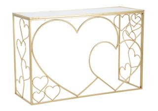 Konzola CONSOLE HEART 120X43X80 cm