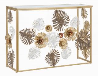 Konzole CONSOLE GLAM FLORIS 113X40X80 cm