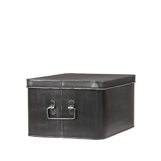 Krabička Storage boxes and baskets Media Opbergkist - Black - Metal - XL